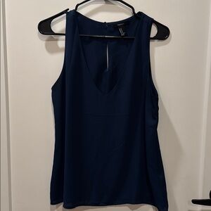 Navy blue blouse